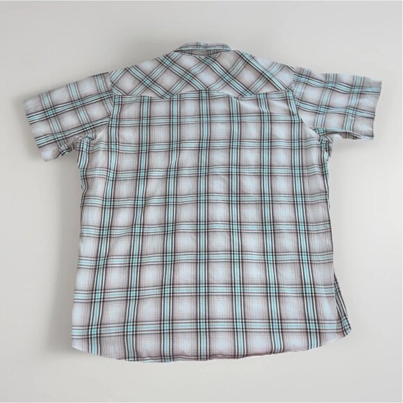 Wrangler Men’s Wrancher Plaid Short-Sleeved Snap Button Shirt 2XLT - Picture 2 of 6